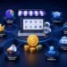 Diagram showing how AI tool marketplaces make money through commission, subscriptions, listings and enterprise partnerships